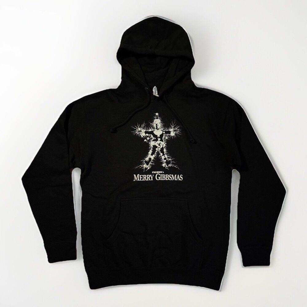 Freddie Gibbs Merry Gibbsmas Chicago Tour Graphic Print Hoodie Size M